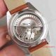 2017 Swiss Replica Omega Seamaster 2-Tone Rose Gold White Face Brown Leather Band Watch (8)_th.jpg